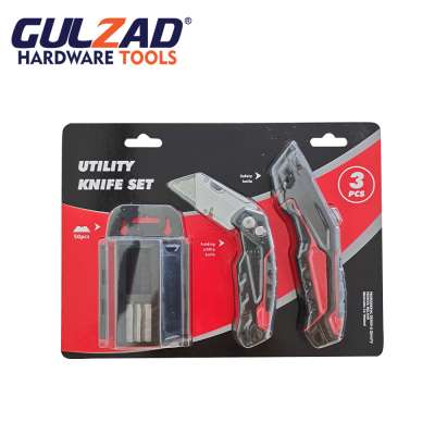 Aluminium Alloy Utility Knife 3PCS SET